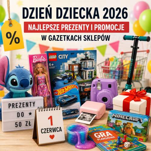 Prezenty na Dzień Dziecka 2026 – LEGO, Barbie, Hot Wheels, Stitch i modne zabawki w promocjach sklepów Lidl, Biedronka i Pepco