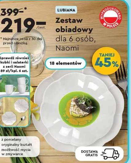 zestaw obiadowy