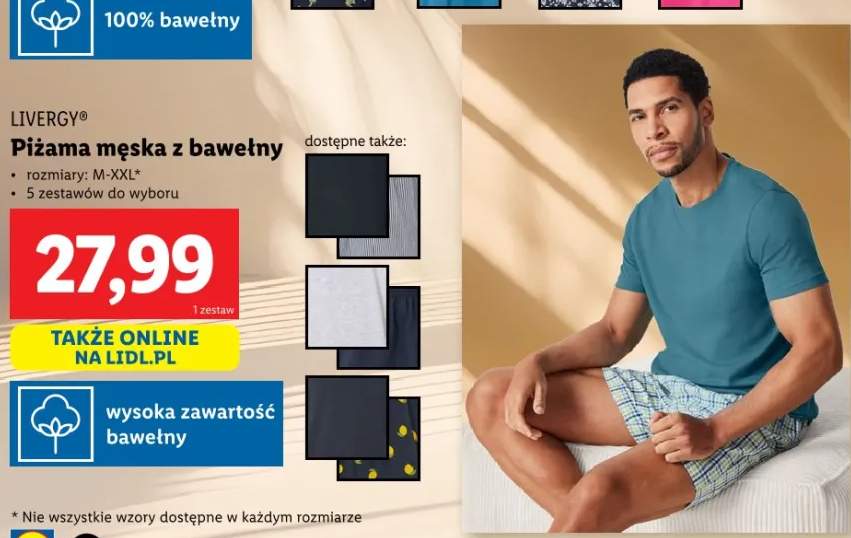piżama męska