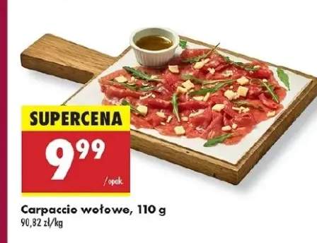 carpaccio wołowe