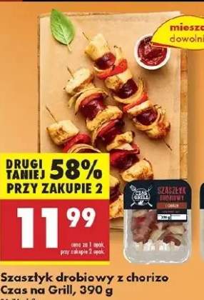 szaszłyk drobiowy grillowy