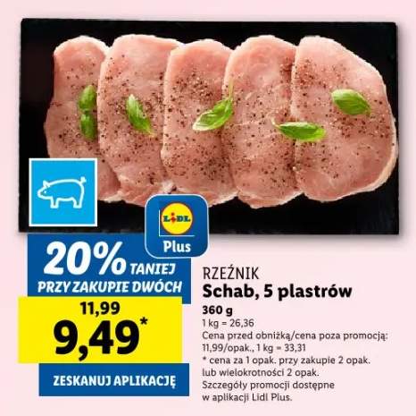 schab w plastrach