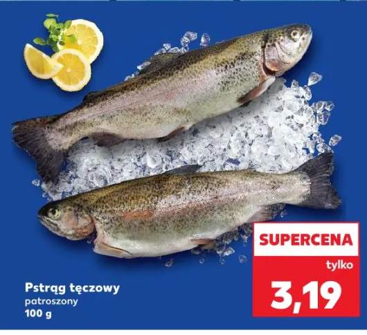 pstrąg patroszony