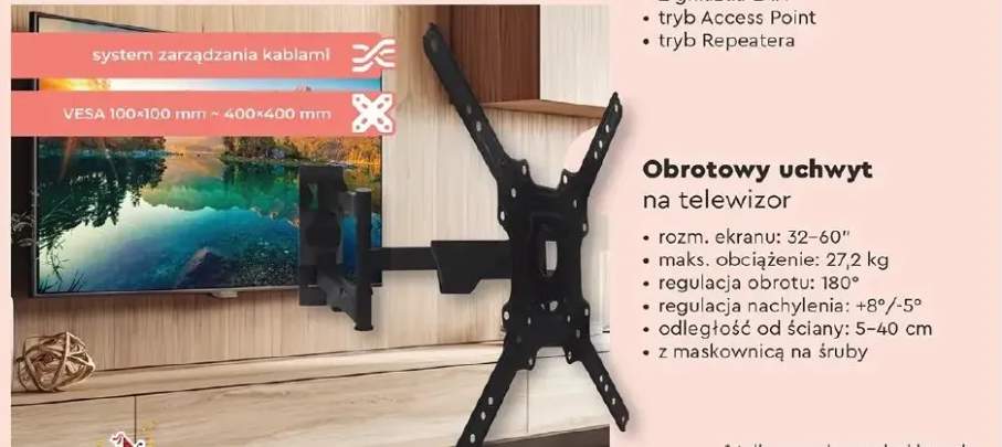 uchwyt do telewizora