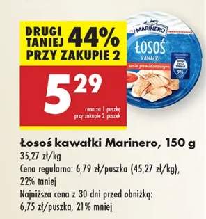 łosoś kawałki