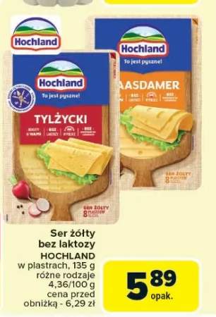 ser żółty bez laktozy