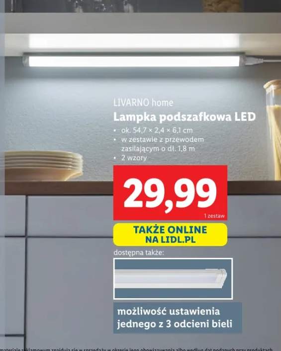lampka podszafkowa