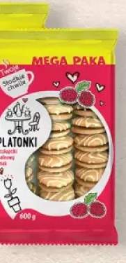 ciastko z maliną