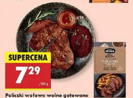 policzki wołowe wolno gotowane