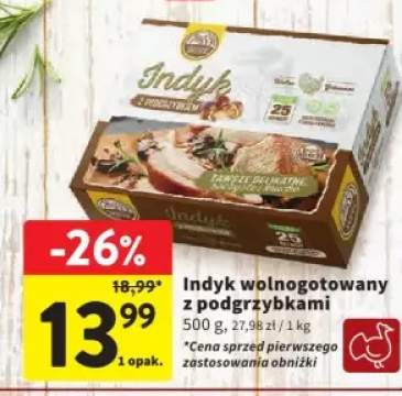 indyk wolno gotowany