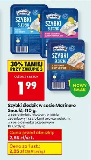 śledzik na raz