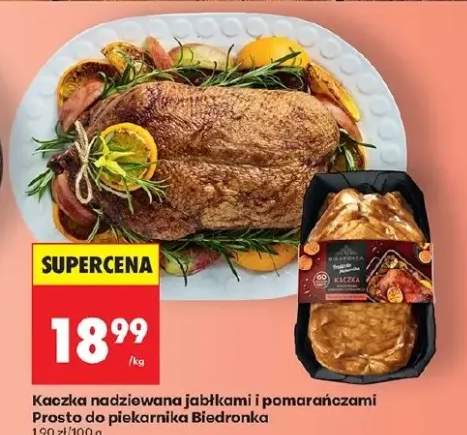 kaczka faszerowana