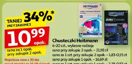 chusteczki wyłapujące kolor