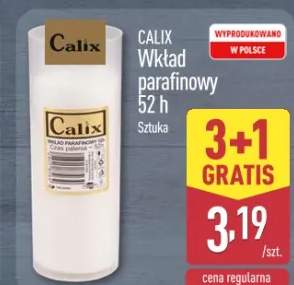 wkład parafinowy do znicza