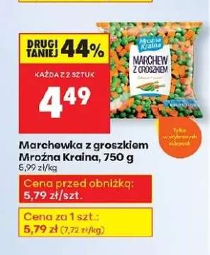 marchewka z groszkiem mrożona