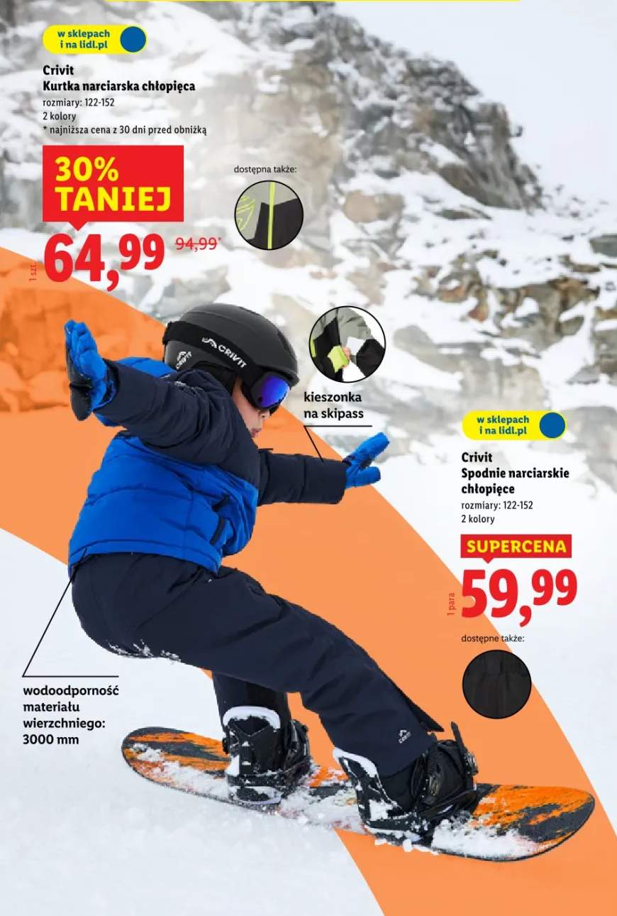 spodnie narciarskie dziecięce