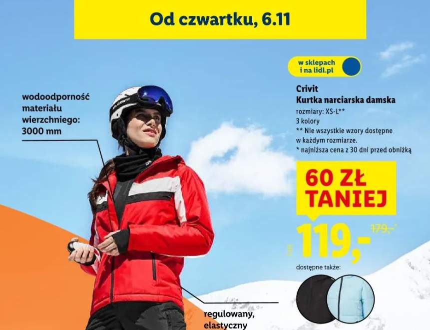 kurtka narciarska damska