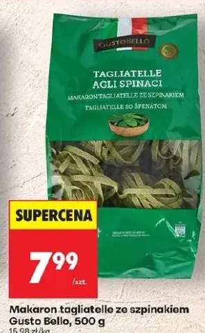 makaron ze szpinakiem