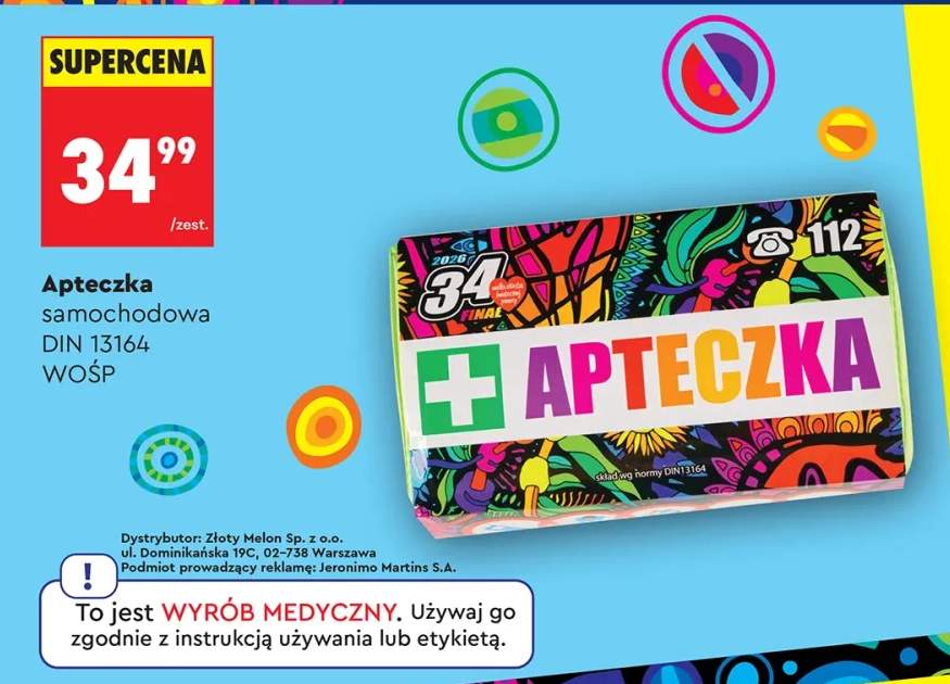 apteczka samochodowa