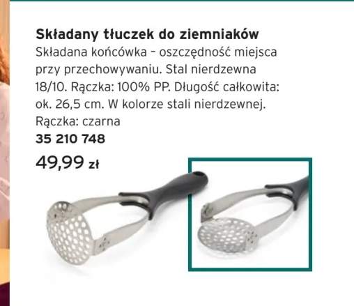 tłuczek do ziemniaków