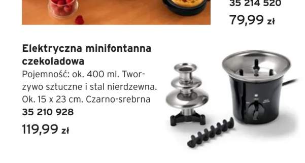 fontanna do czekolady