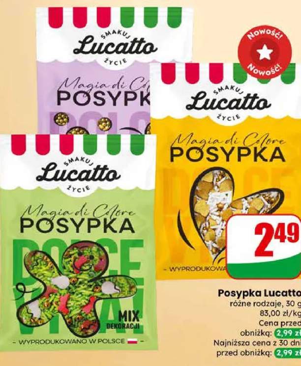 posypka dekoracyjna