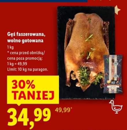 gęś wolno gotowana