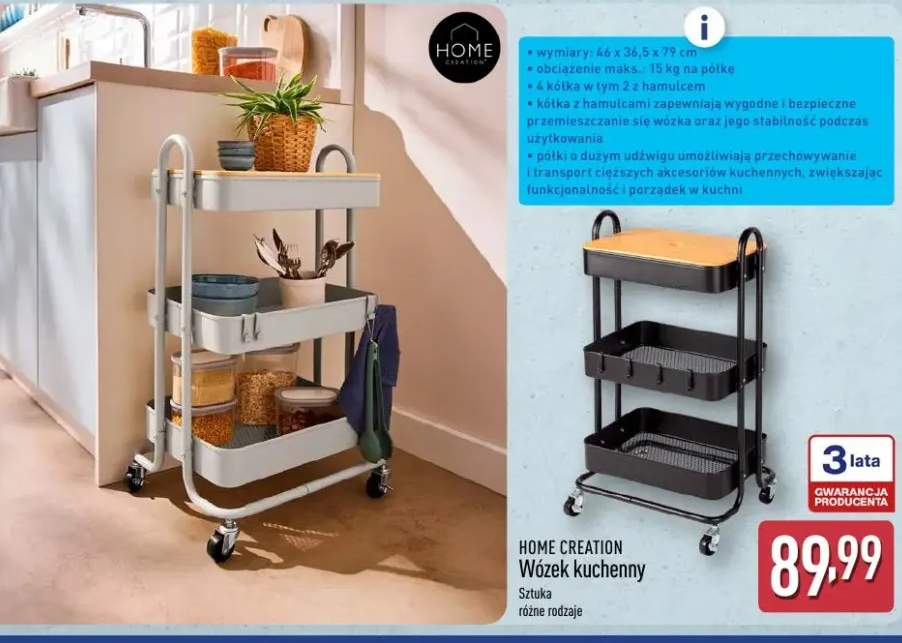 wózek kuchenny