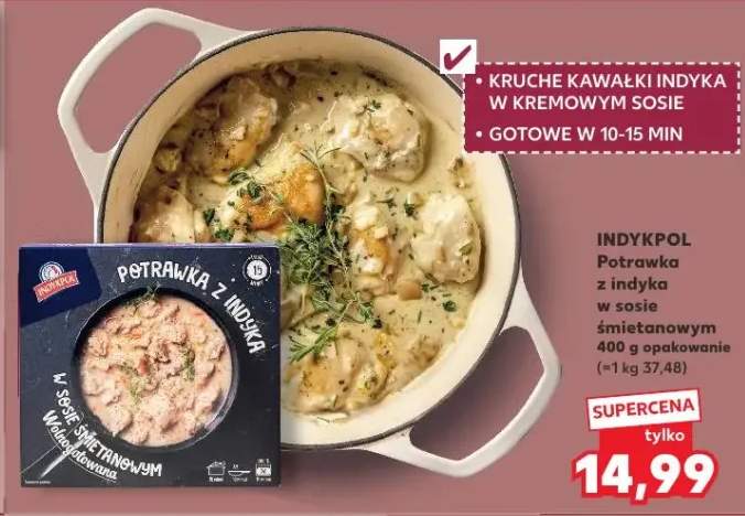 indyk wolno gotowany