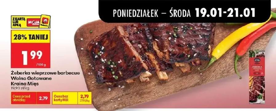 żeberka wieprzowe wolno gotowane