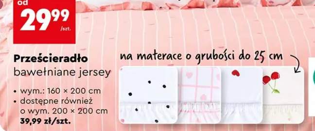 prześcieradło jersey