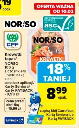 krewetki w sosie