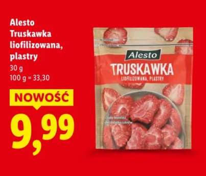 truskawki liofilizowane