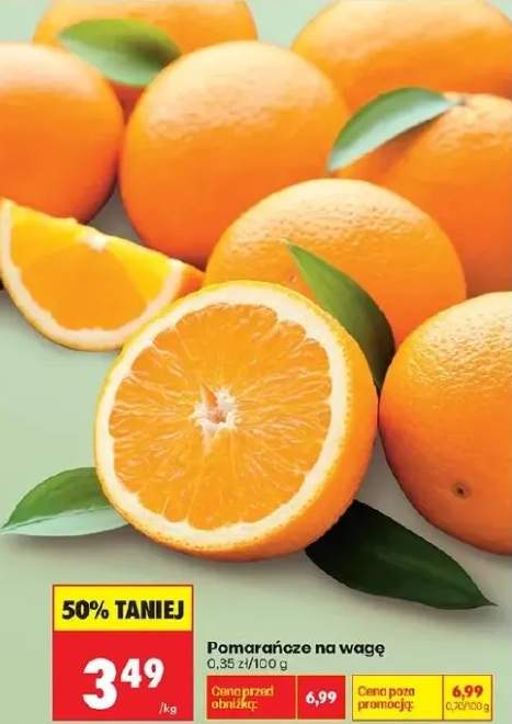 Pomarańcze na wagę