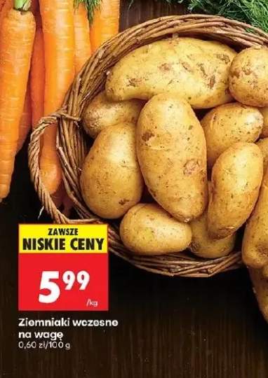 Ziemniaki wczesne na wagę