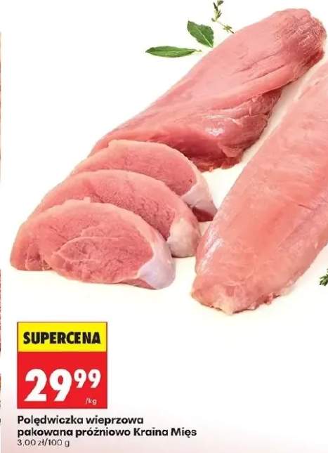 Polędwiczka wieprzowa pakowana próżniowo