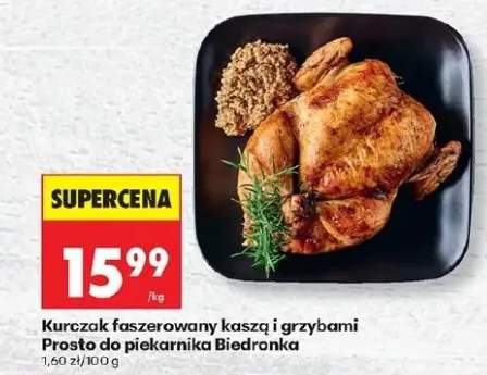 Kurczak faszerowany kaszą i grzybami prosto do piekarnika