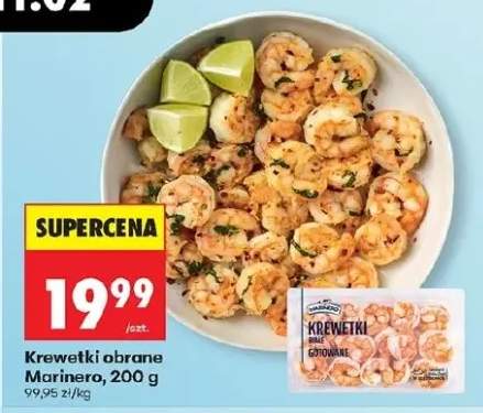 Krewetki obrane gotowane