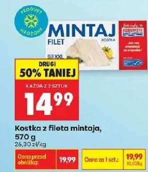 Kostka z fileta minta