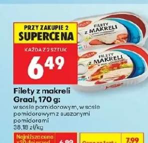 Filety z makreli w sosie pomidorowym