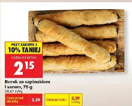 Borek ze szpinakiem i serem