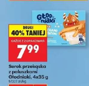 Serek przekąska z paluszkami