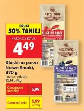 Kluski na parze różne rodzaje