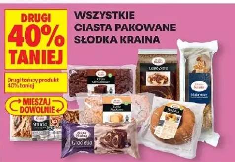 Wszystkie ciasta pakowane słodka kraina