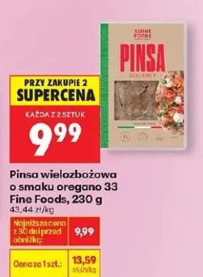 Pinsa wielozbożowa o smaku oregano 33