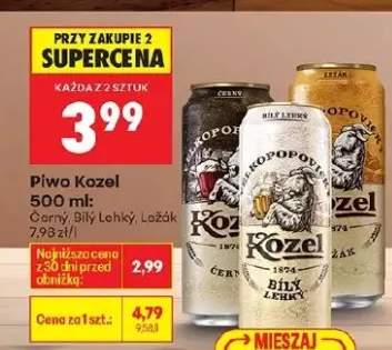 Piwo Kozel czarne