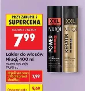 Lakier do włosów Power