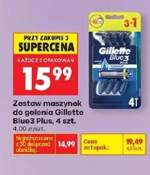 Zestaw maszynki do golenia Blue3 Plus 4+1