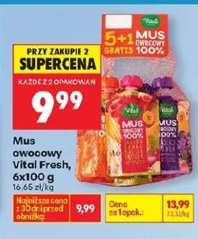 Mus owocowy różne smaki