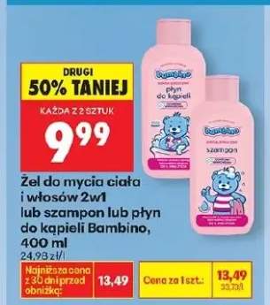 Żel do mycia ciała i włosów 2w1 Bambino